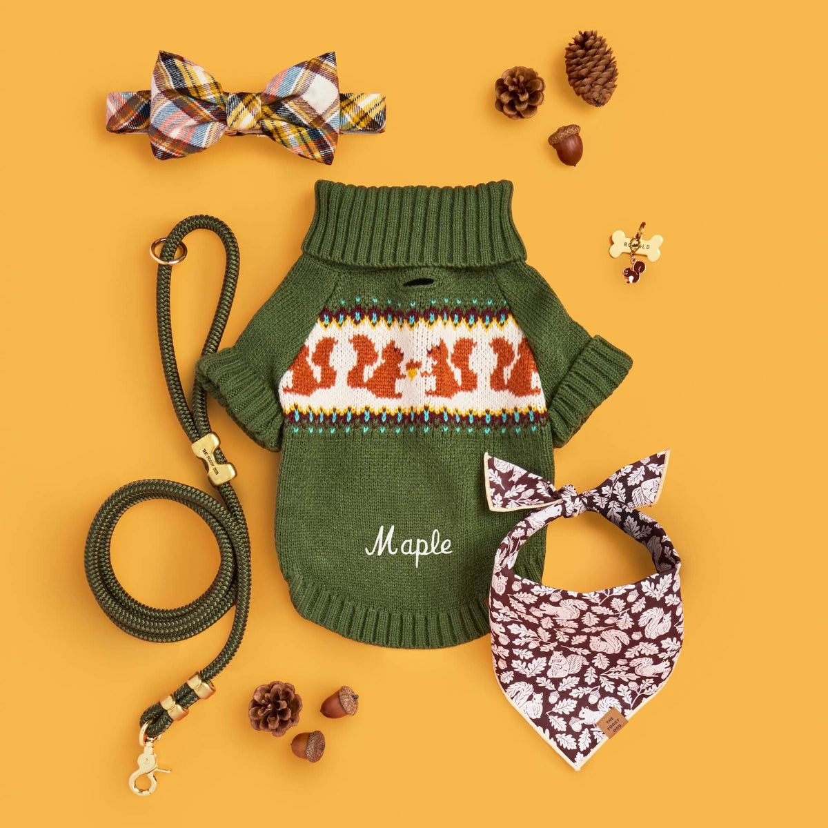 Squirrel! Dog Bandana