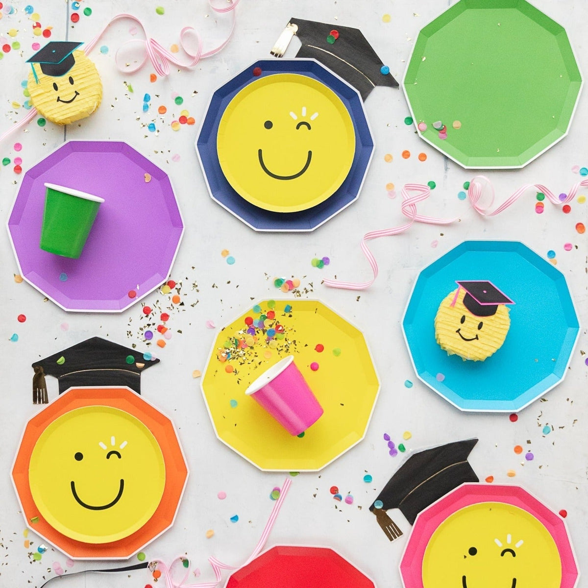 Sprinkles & Smiles Assorted Rainbow Cups