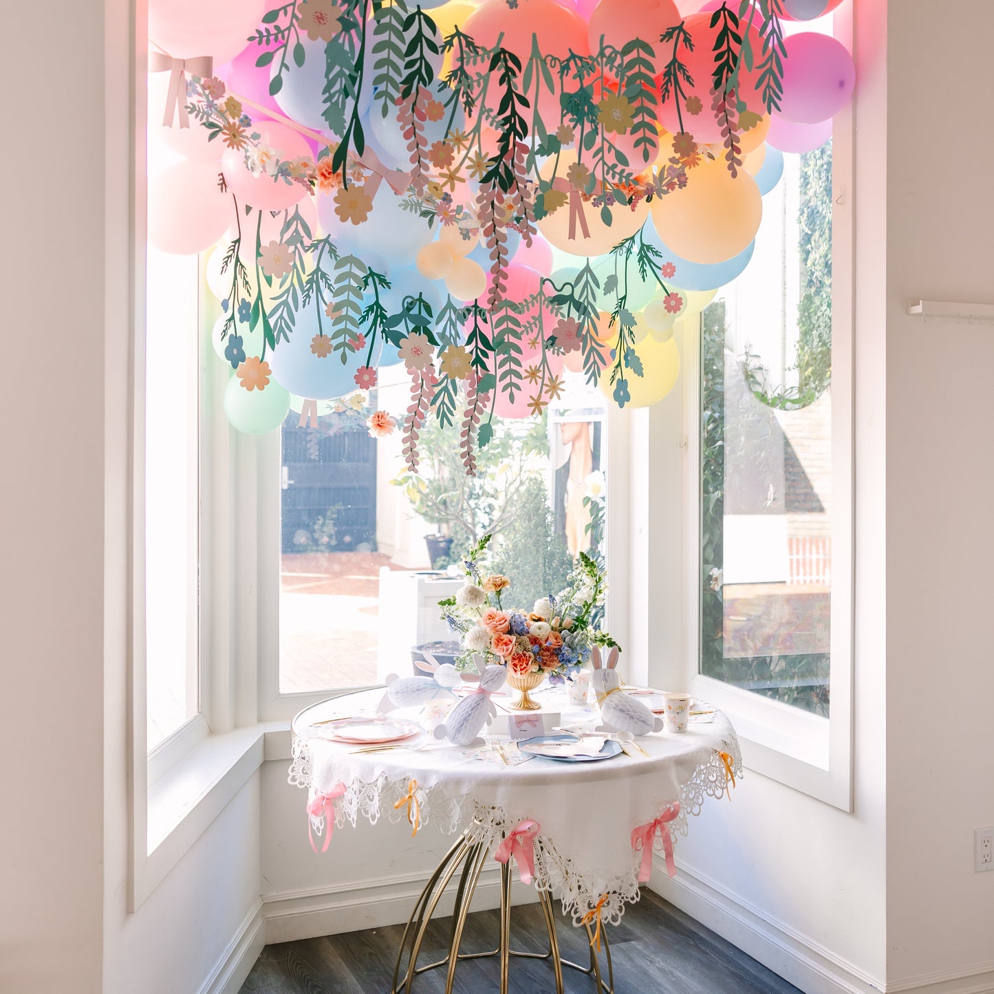 Floral Paper Backdrop