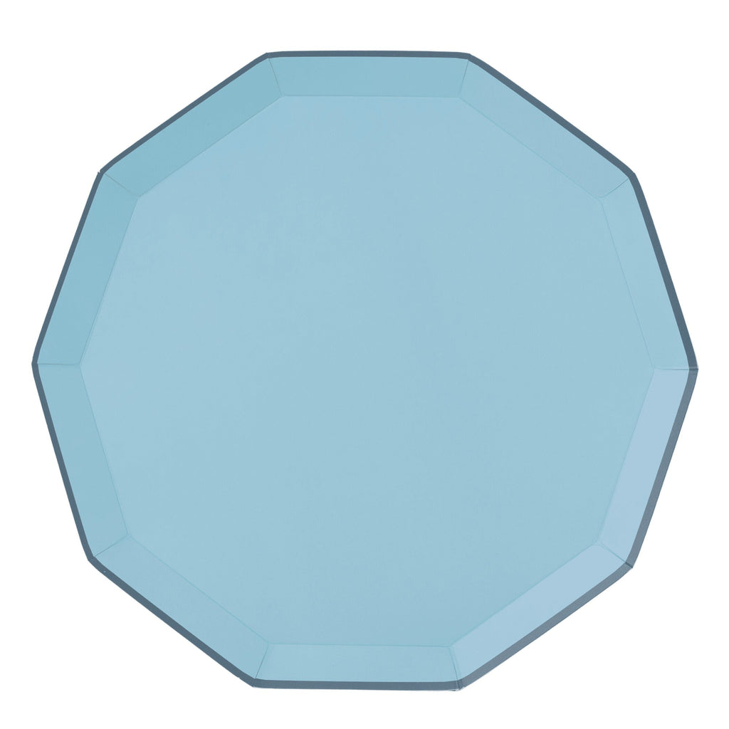 Sky Blue Signature Large Plates