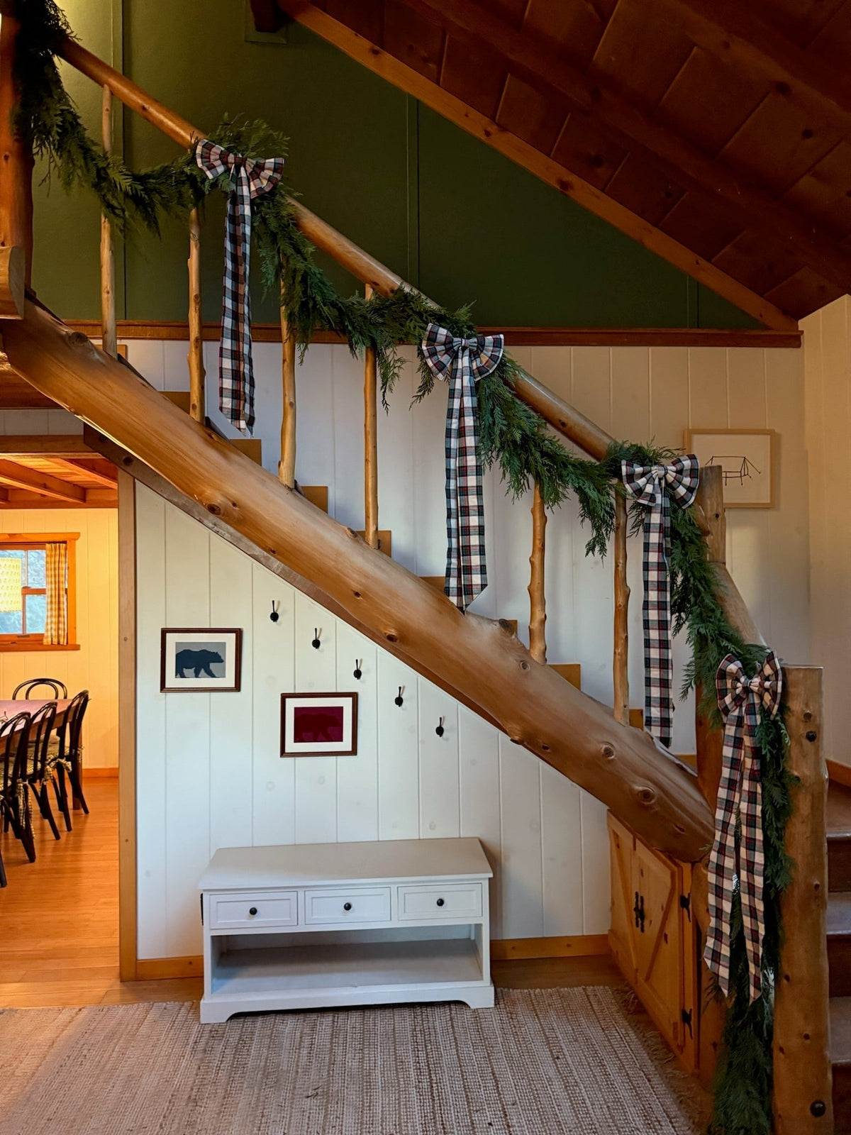 Idyllwild Plaid Fabric Bow