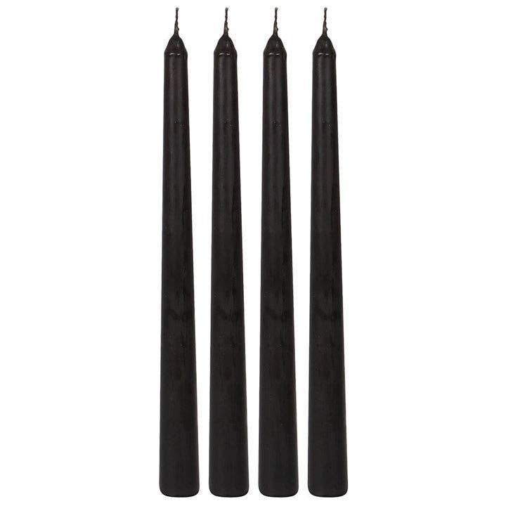 Pink Vampire Tears Black Taper Candles