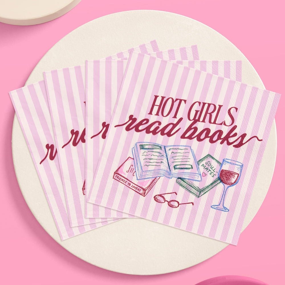 Hot Girls Book Club Napkins