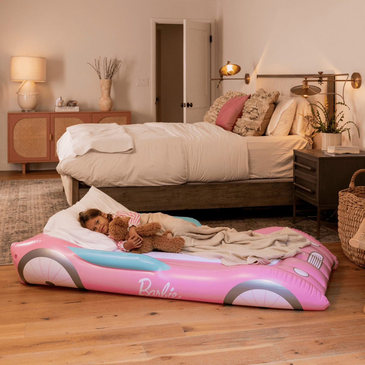 Barbie Car Kids Air Mattress