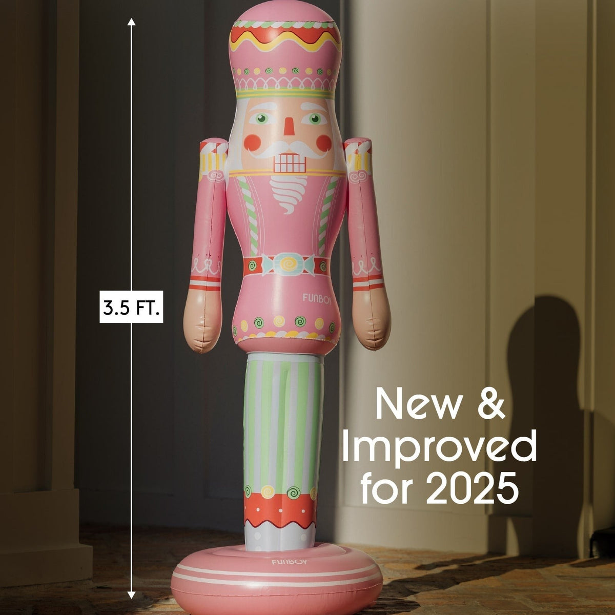 Small Inflatable Pink Nutcracker