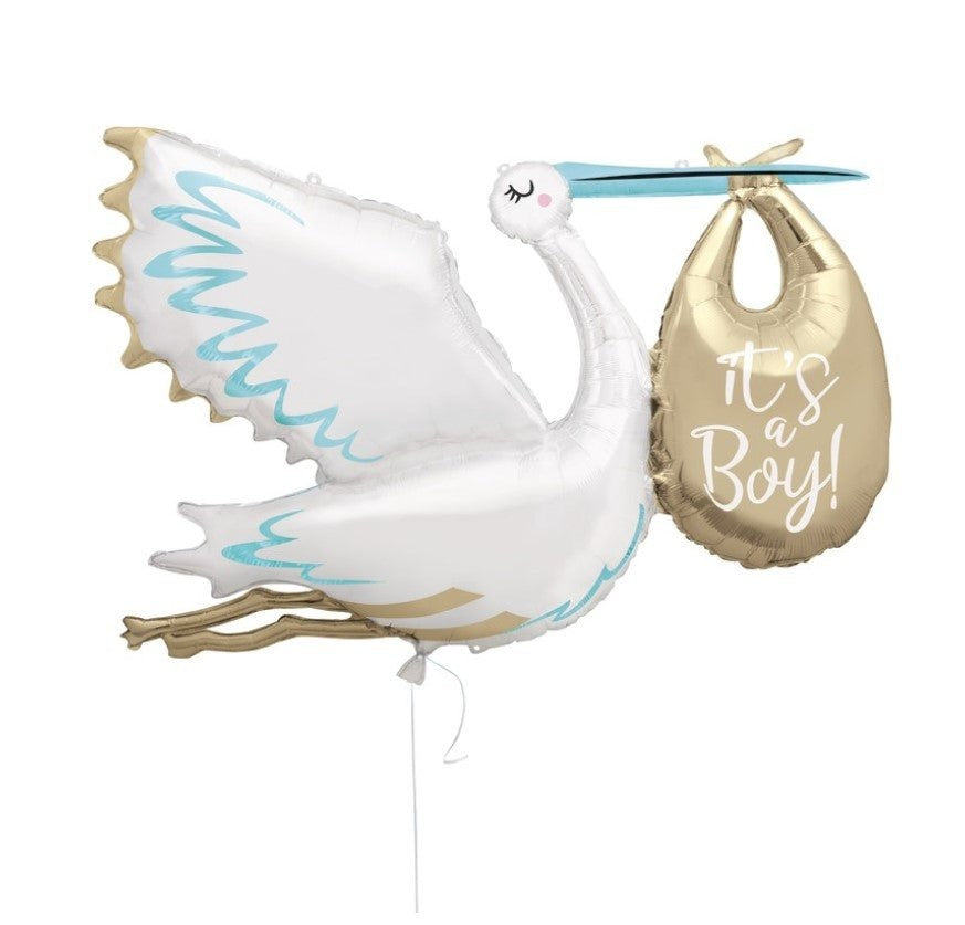 It's a Boy Stork Balloon