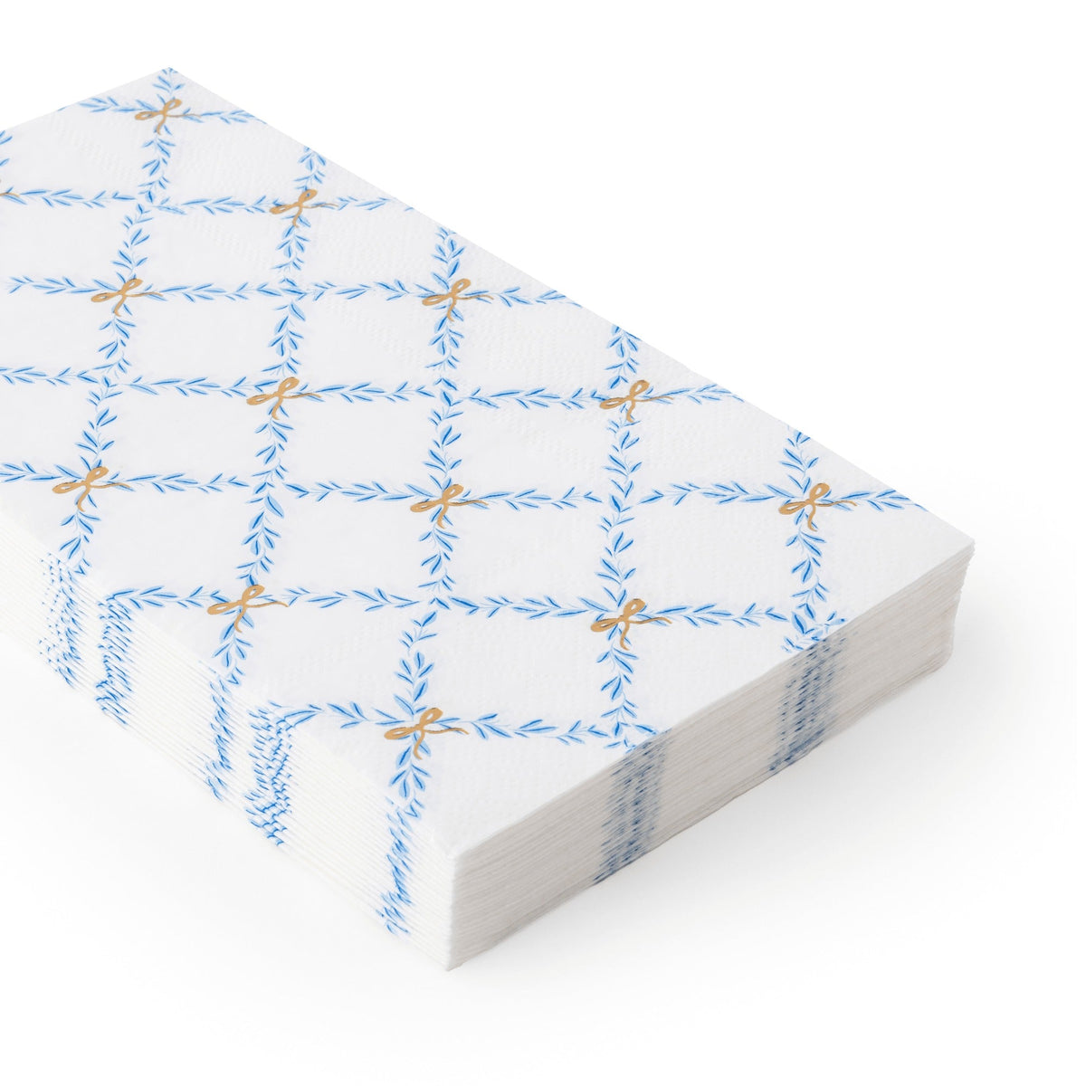Sky Blue Trellis Guest Towels