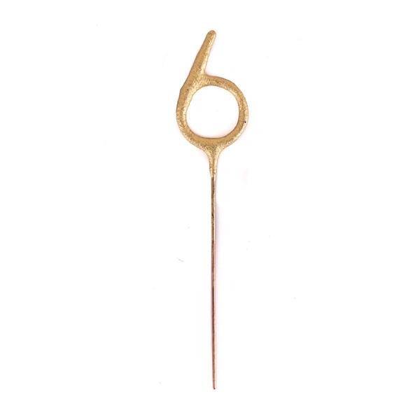 Gold Number Sparklers