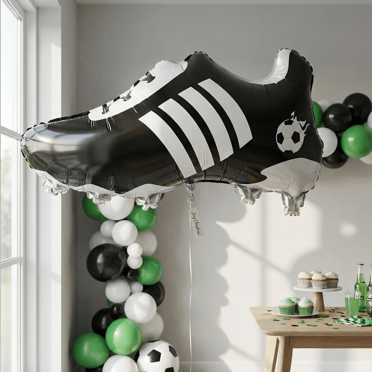 Soccer Cleat Foil Balloon