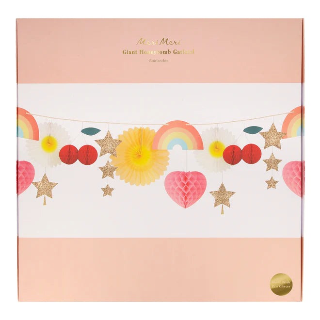 Fun Icon Honeycomb Garland