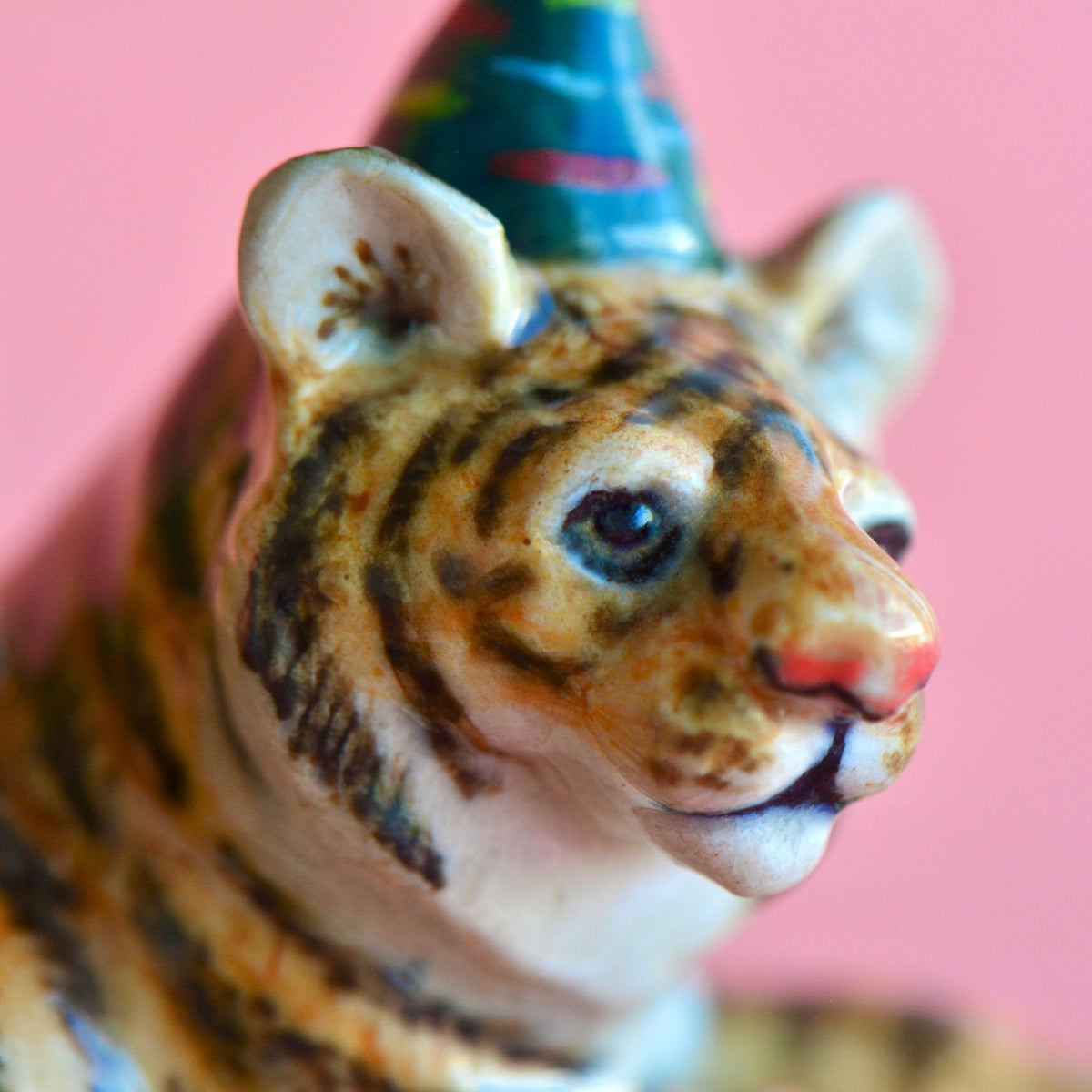 Year of the Tiger Cake Topper | Porcelain Party Animal | Candle Holder | Chinese Zodiac