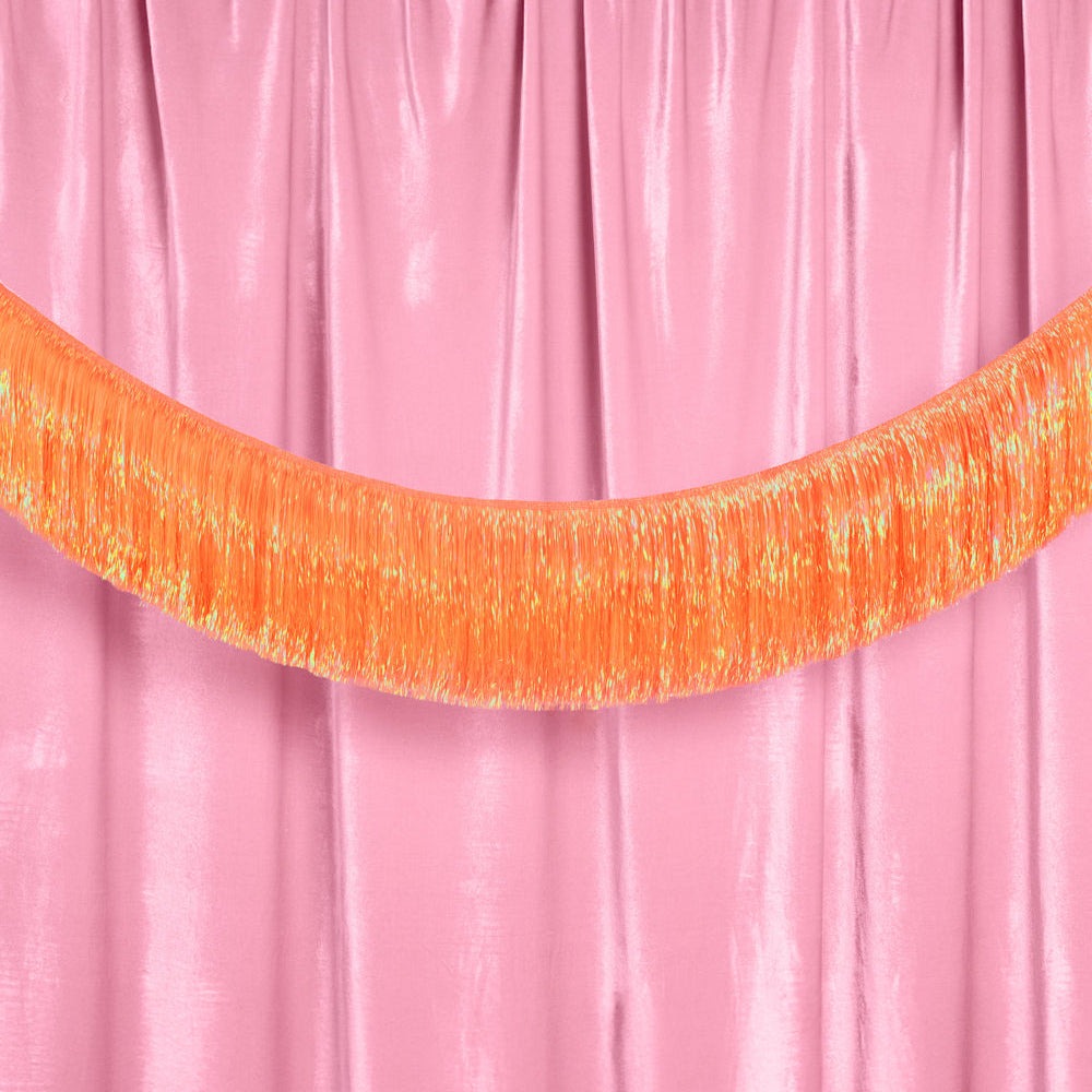 Showgirl Orange Fringe Banner