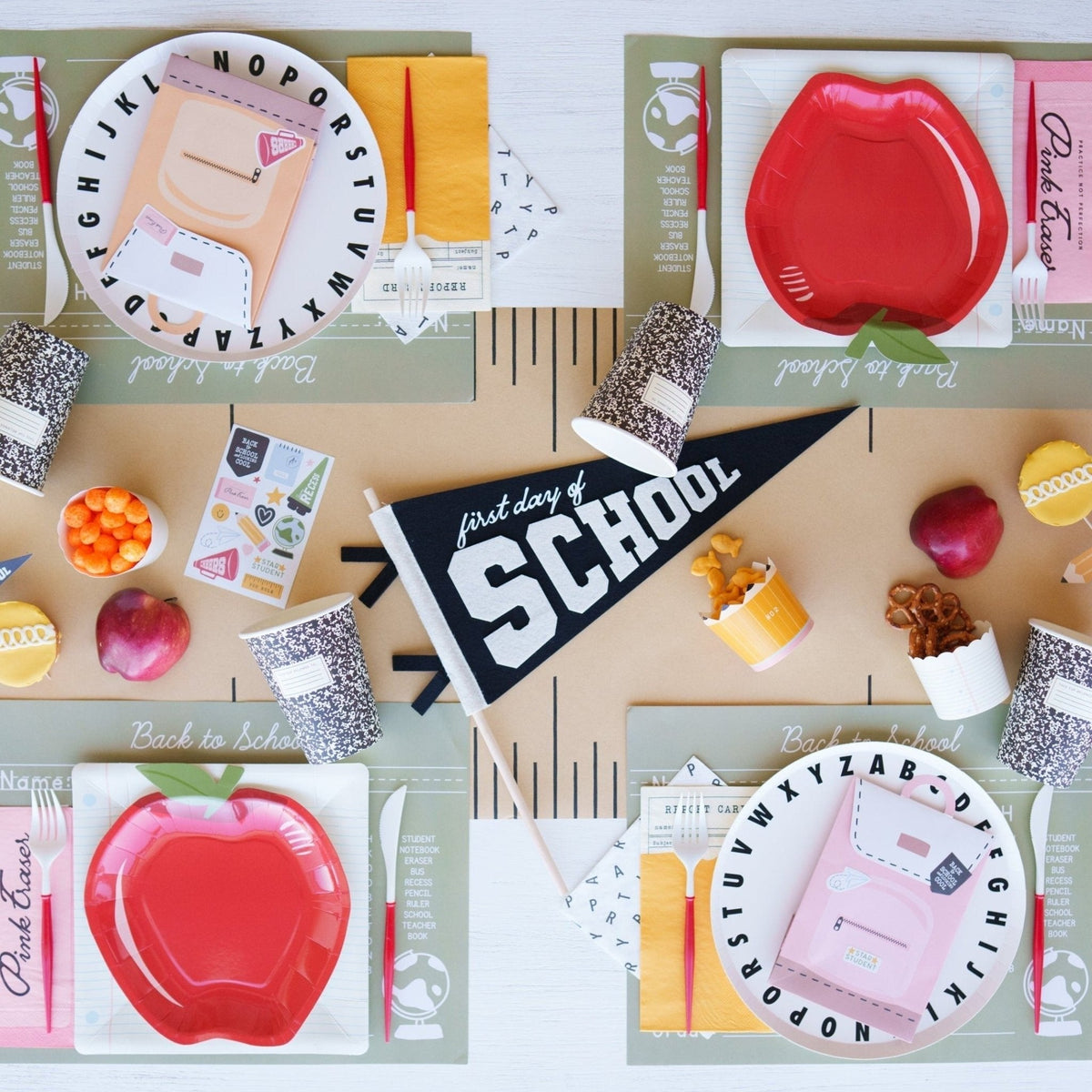 Back to School Ruler Table Runner