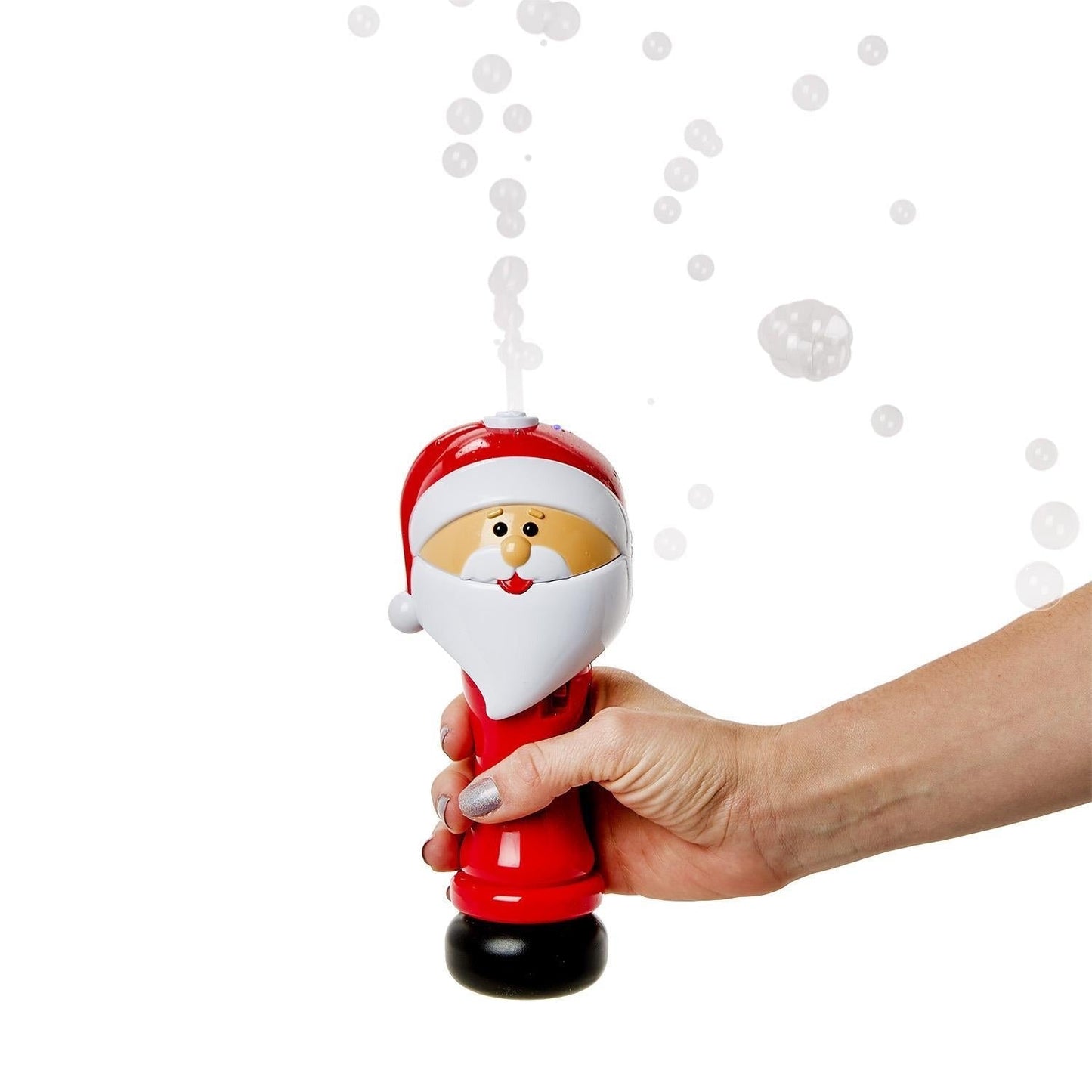 Santa Light-Up Bubble Wand
