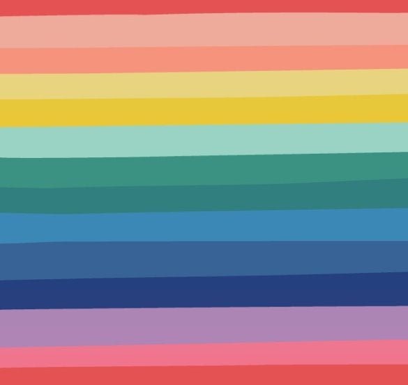 Over the Rainbow Dog Collar