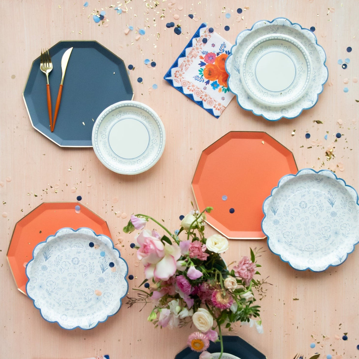 Sunkissed Orange Signature Large Plates