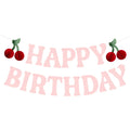 Cherry Happy Birthday Banner