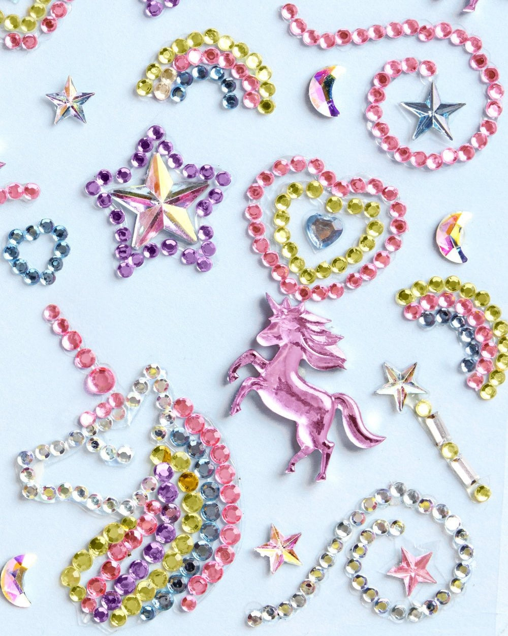 Unicorn Face Gems - Rainbow Gem Set