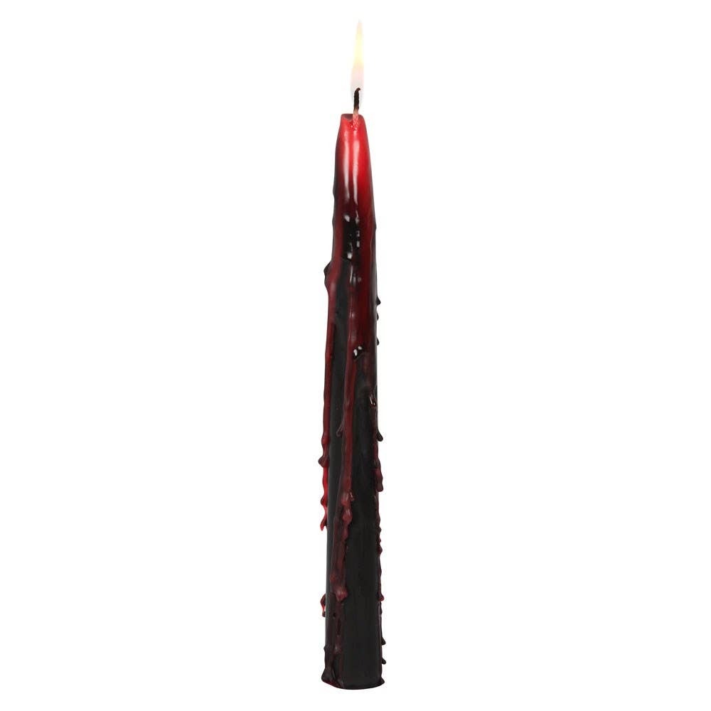 Vampire Tears Black Taper Candles