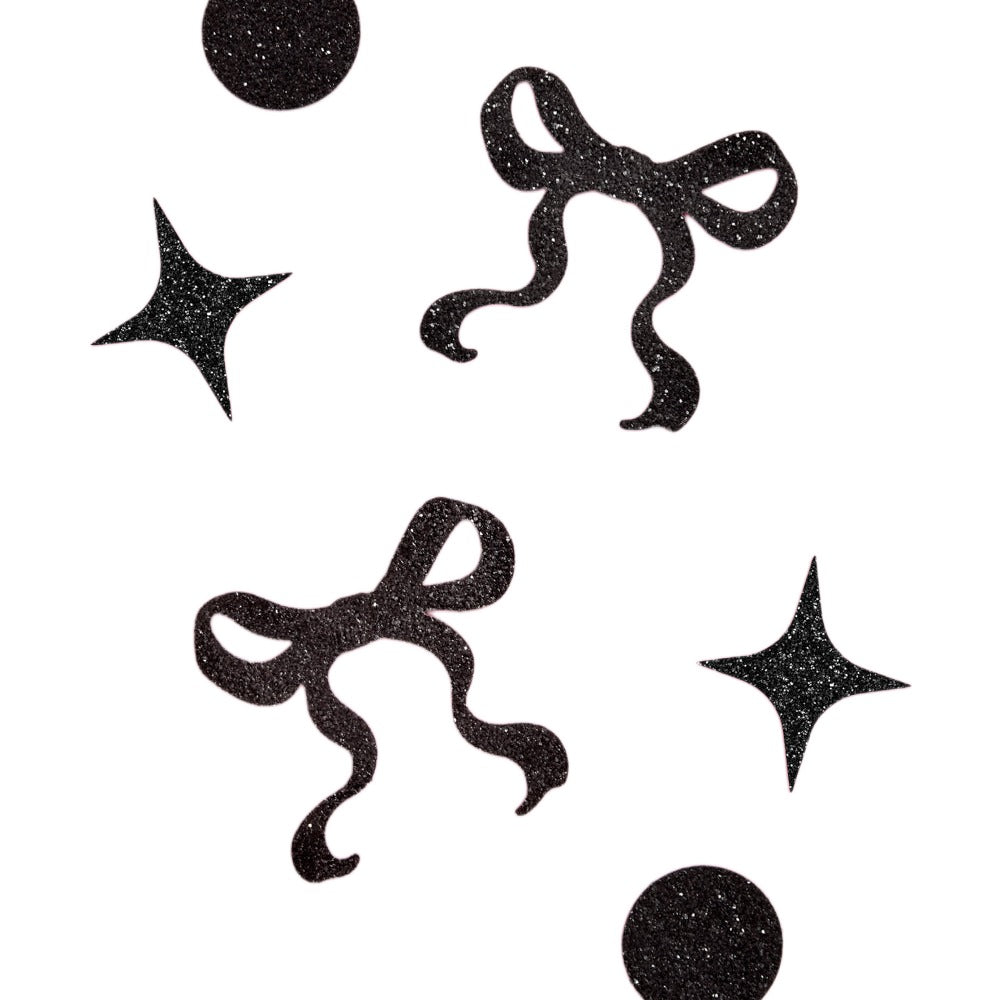 Black Bow Confetti