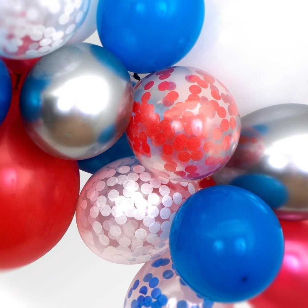 Red, White & Blue Balloon Garland Kit
