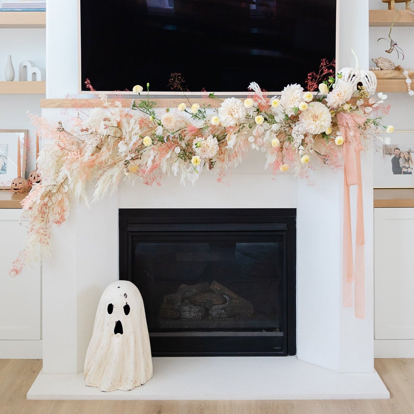 Bethany Lowe Ghost Luminary Large Paper Mache