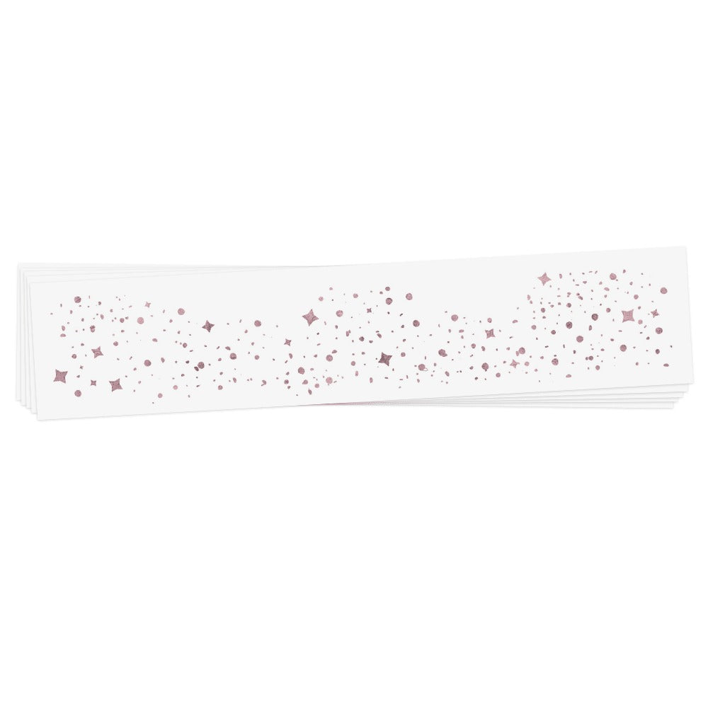 Pink Glitter Freckles Temporary Tattoos