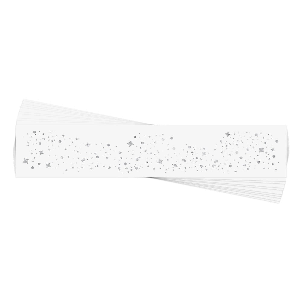Silver Glitter Freckles Temporary Tattoos