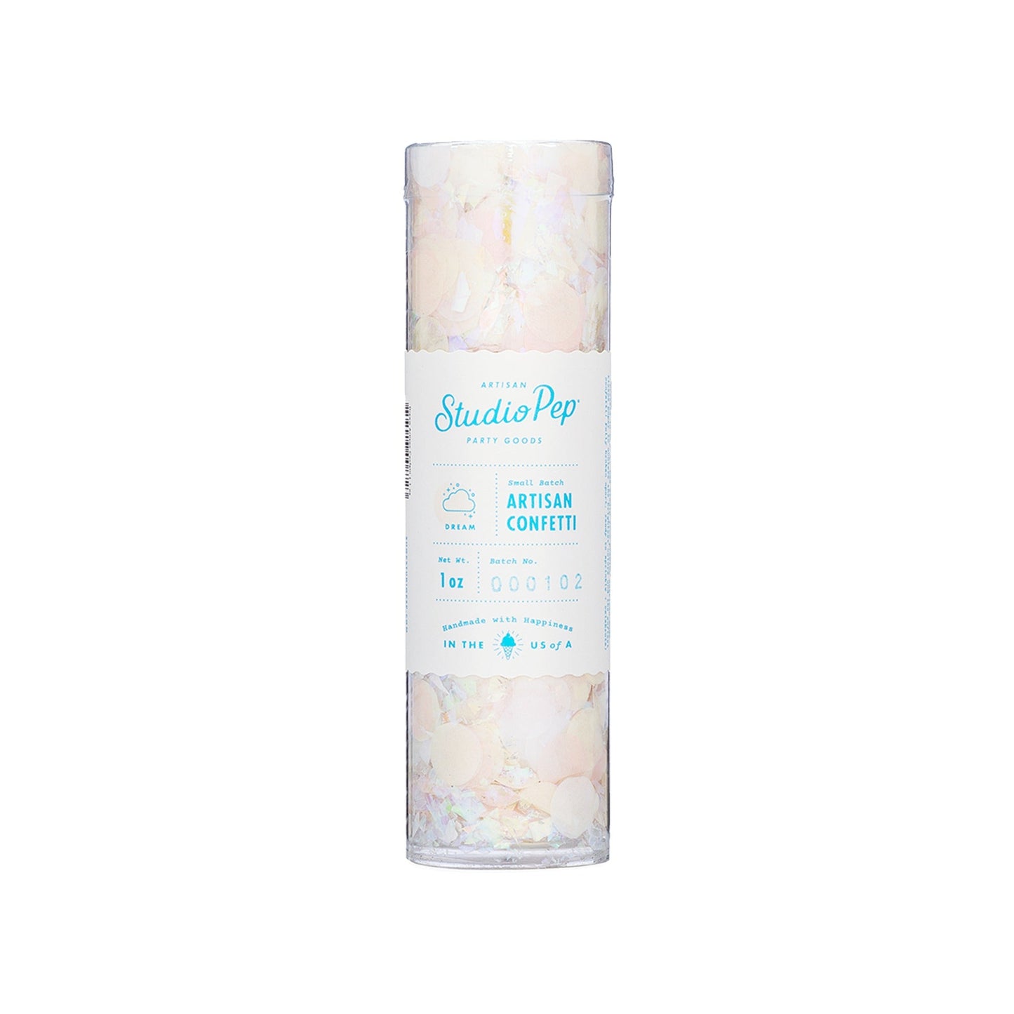 Dream Blush Iridescent Confetti