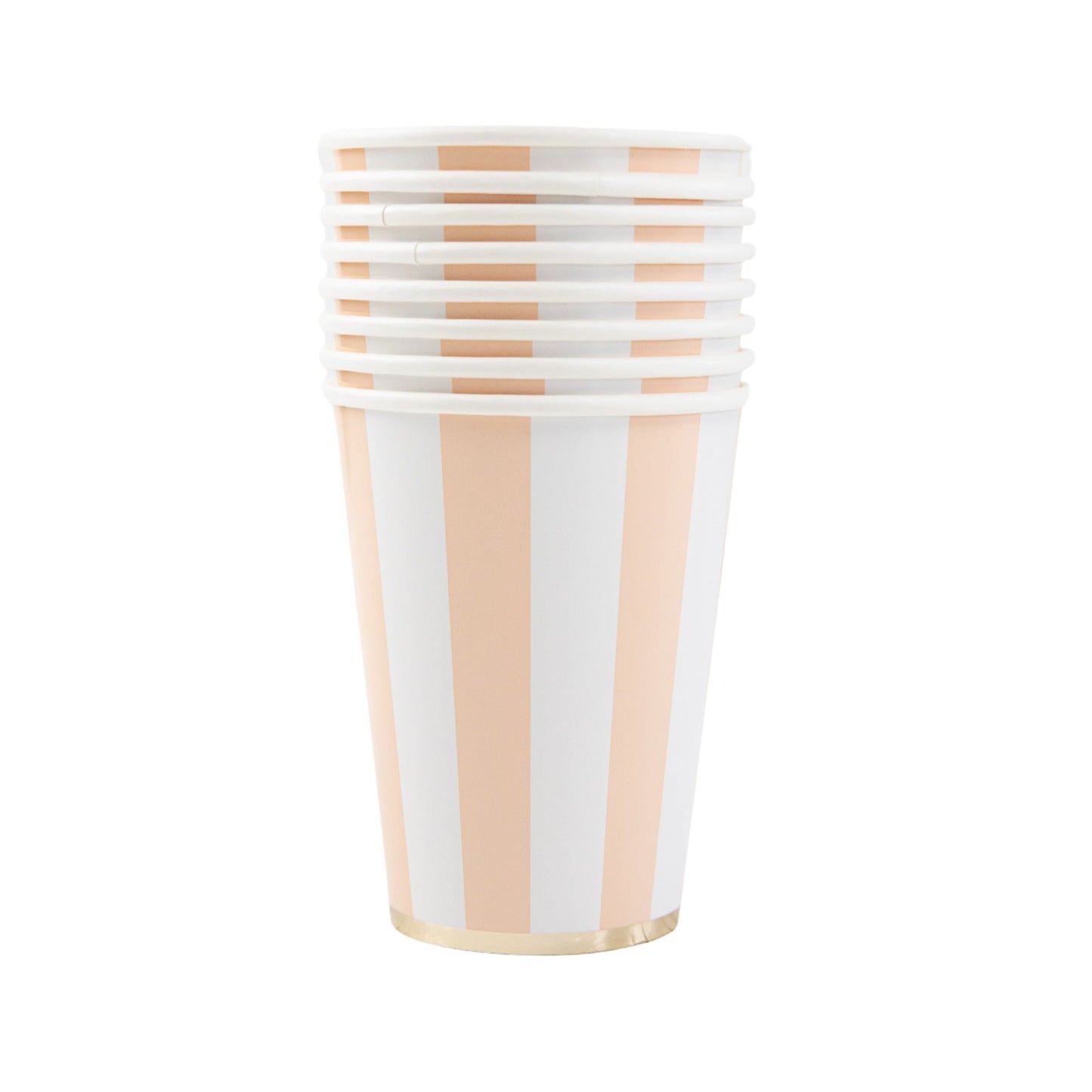 Sweet Peach Signature Cabana Stripe Cups
