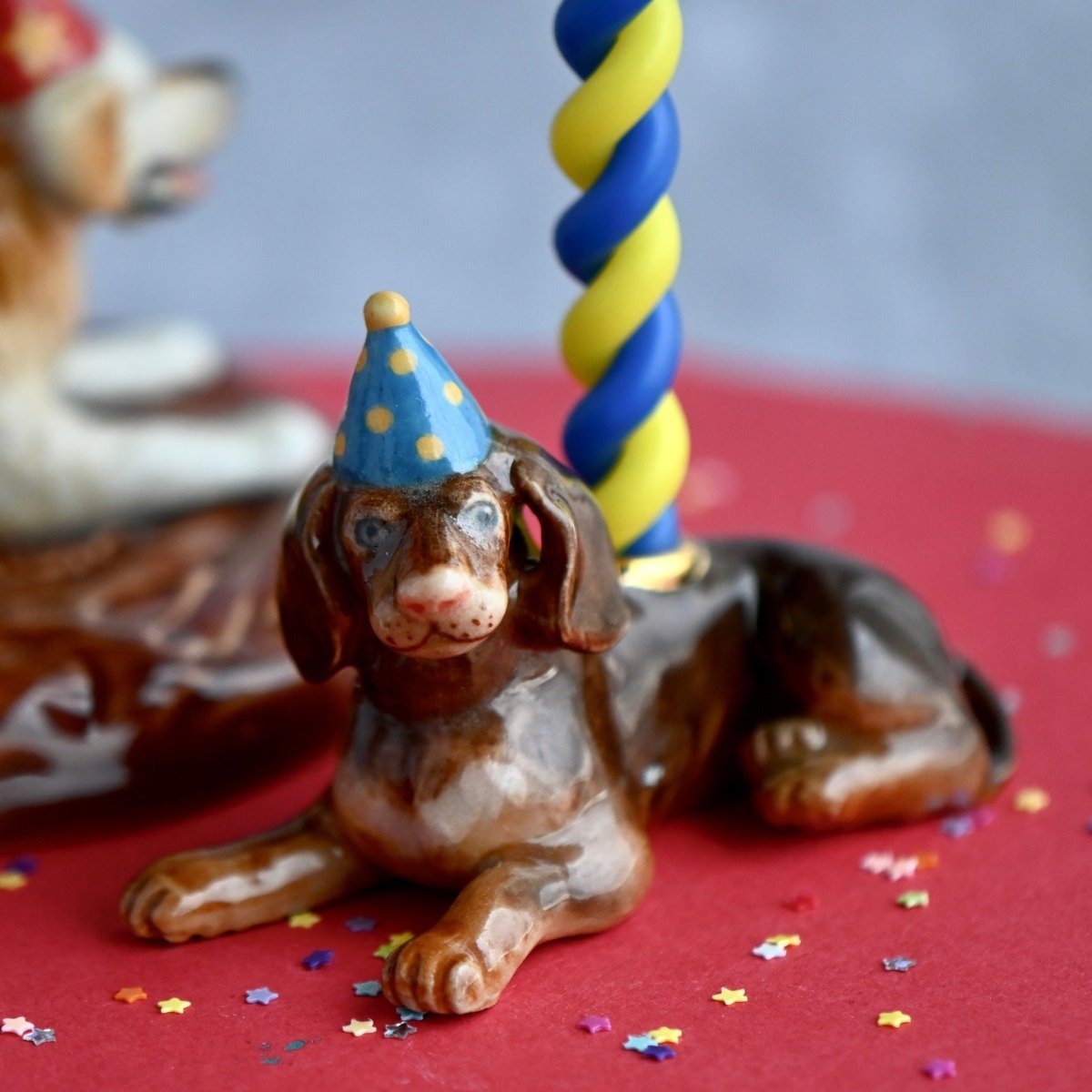 Dachshund Birthday Candle Holder