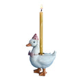 Pink Goose Birthday Candle Holder