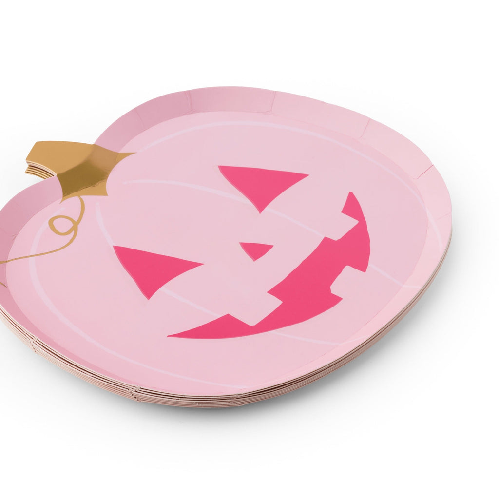 Pink Jack-O-Lantern Small Plates