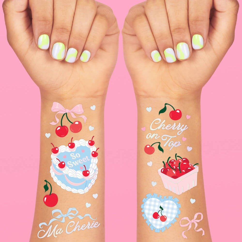 Cherry Temporary Tattoos