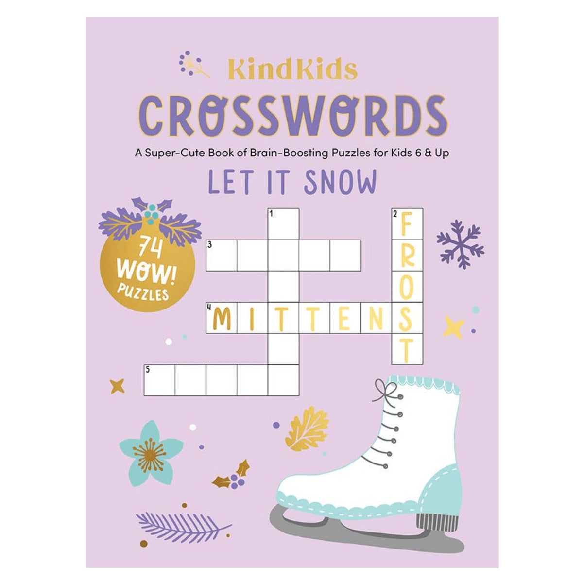 KindKids Let It Snow Crossword Puzzles for Kids
