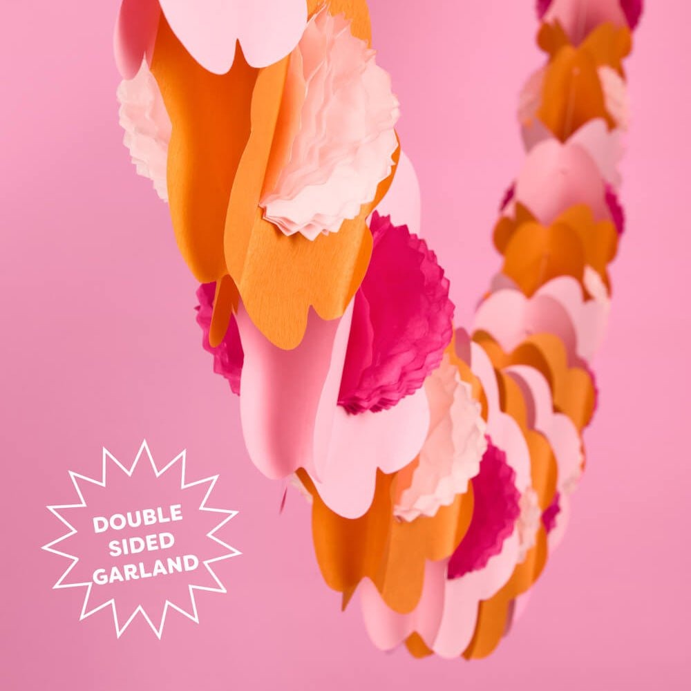 Groovy Flower Honeycomb Banner