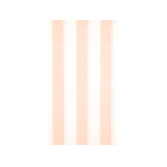 Sweet Peach Signature Cabana Stripe Guest Towels