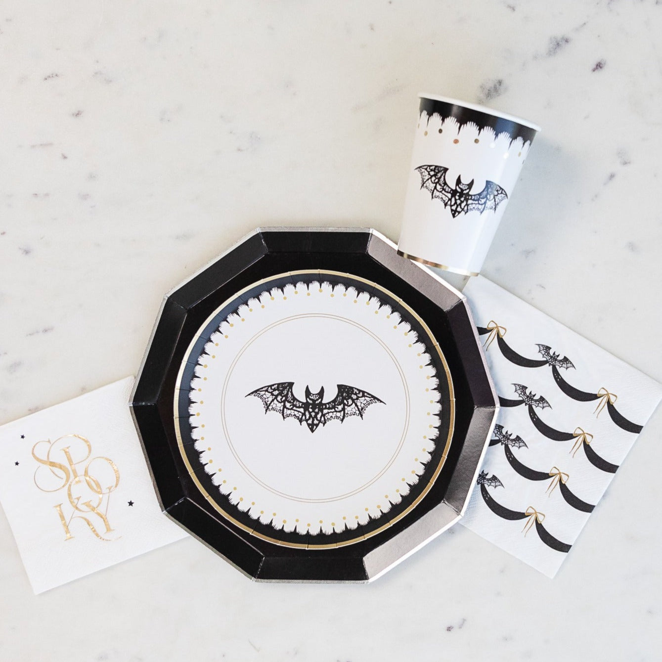 Elegant Halloween Cups