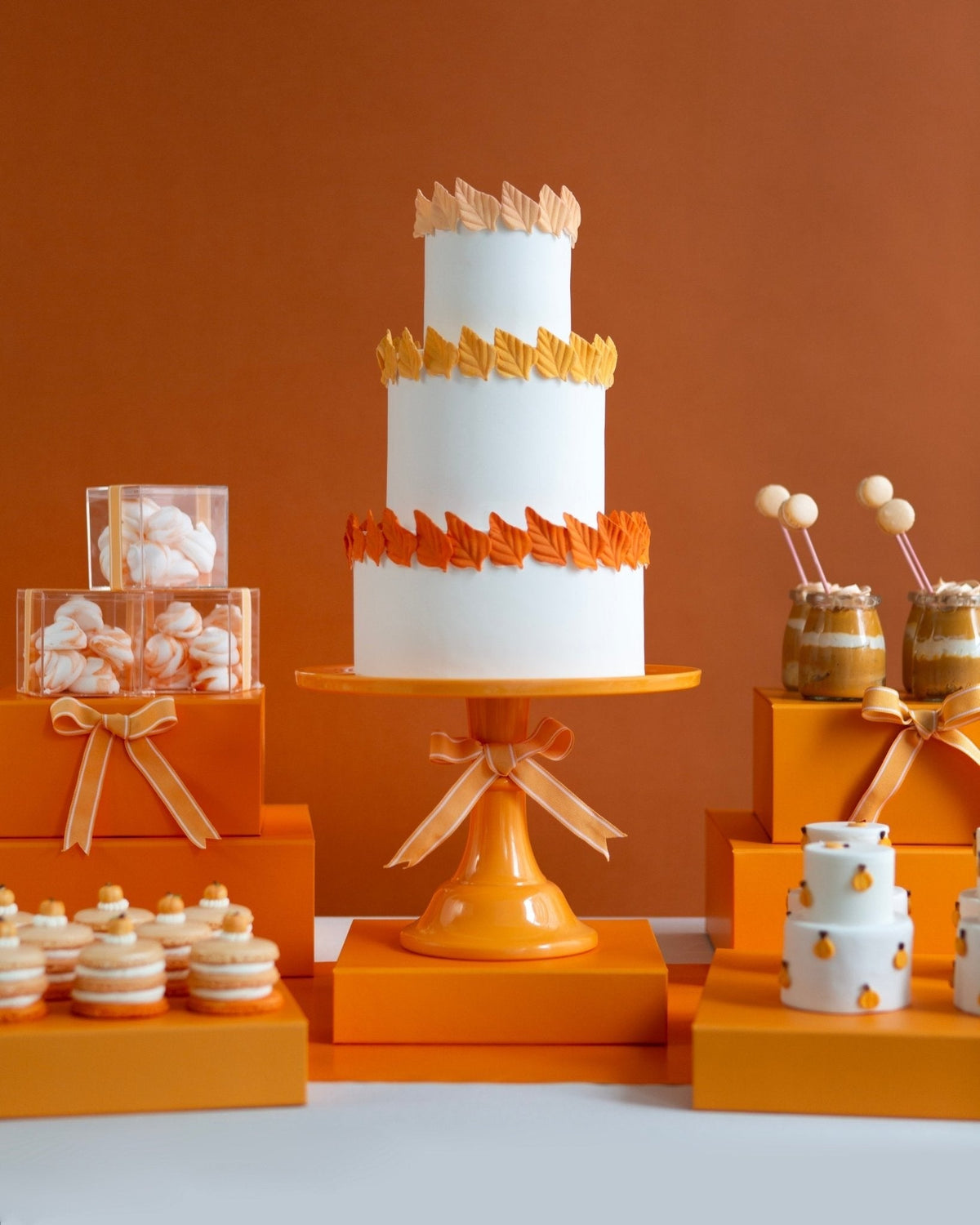 Orange Display Box Risers