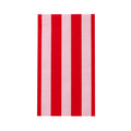 Pink & Red Signature Cabana Stripe Guest Towels