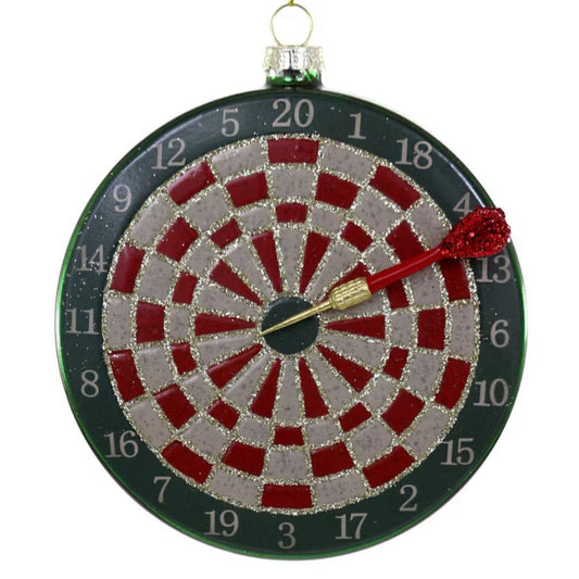 Dartboard Glass Ornament by Cody Foster