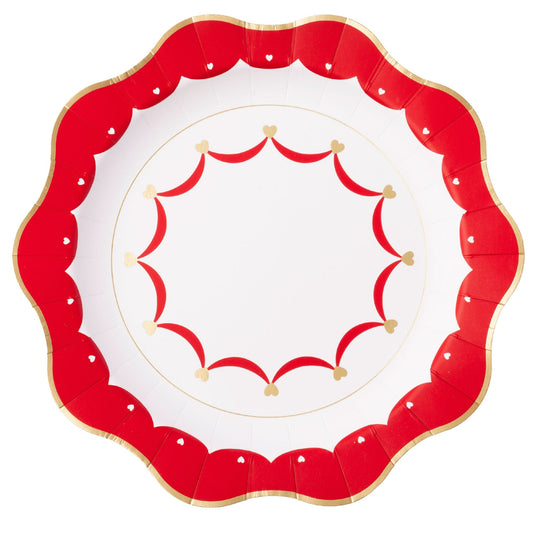 Elegant Valentine Dinner Plates