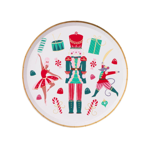 Whimsical Nutcracker Dessert Plates