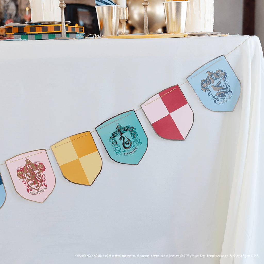 Harry Potter X Bonjour Fete House Pride Multicolor Decorative Hogwarts Banner