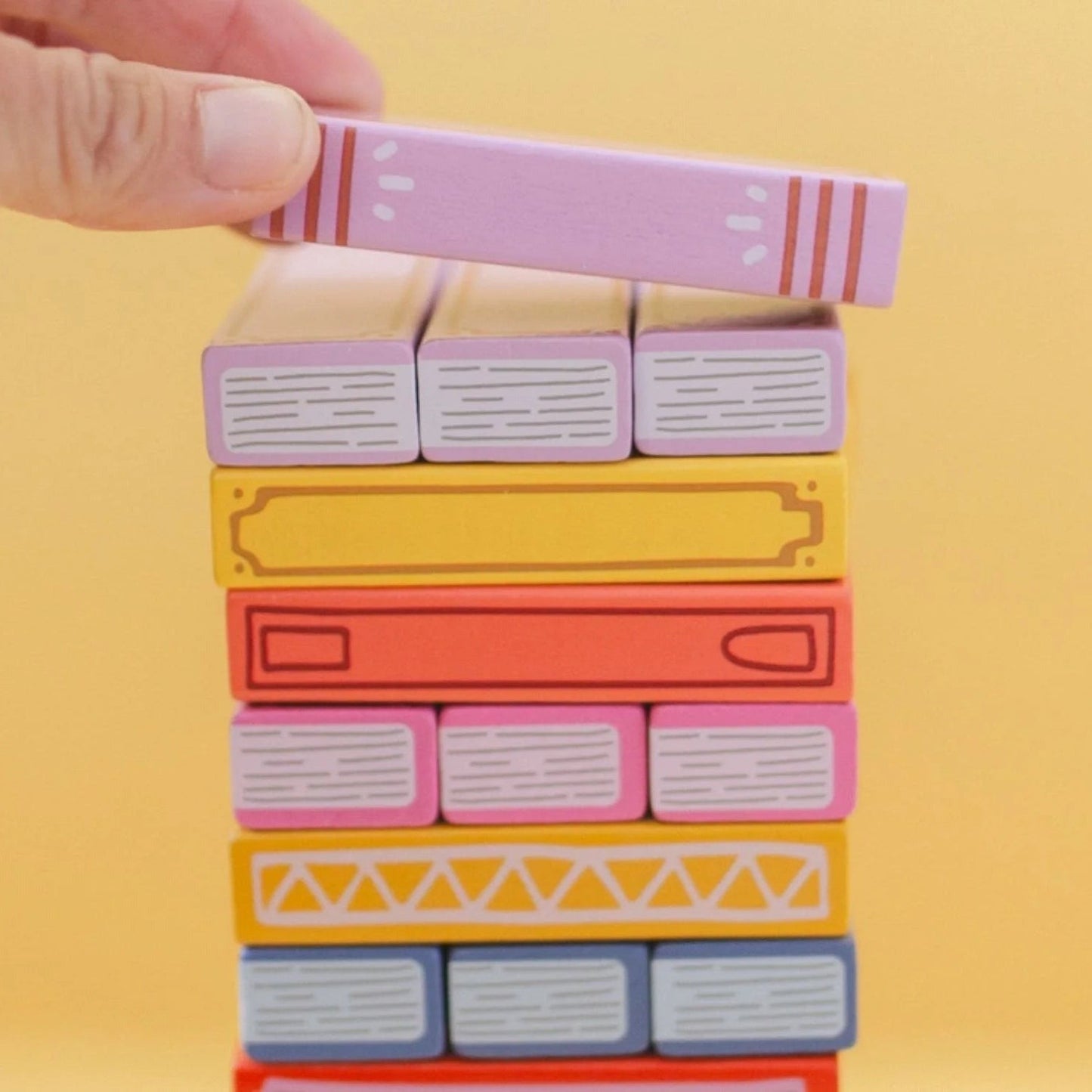 Tumbling Book Stacking Game