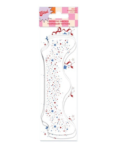 Fourth of July Freckle Temporary Tattoos