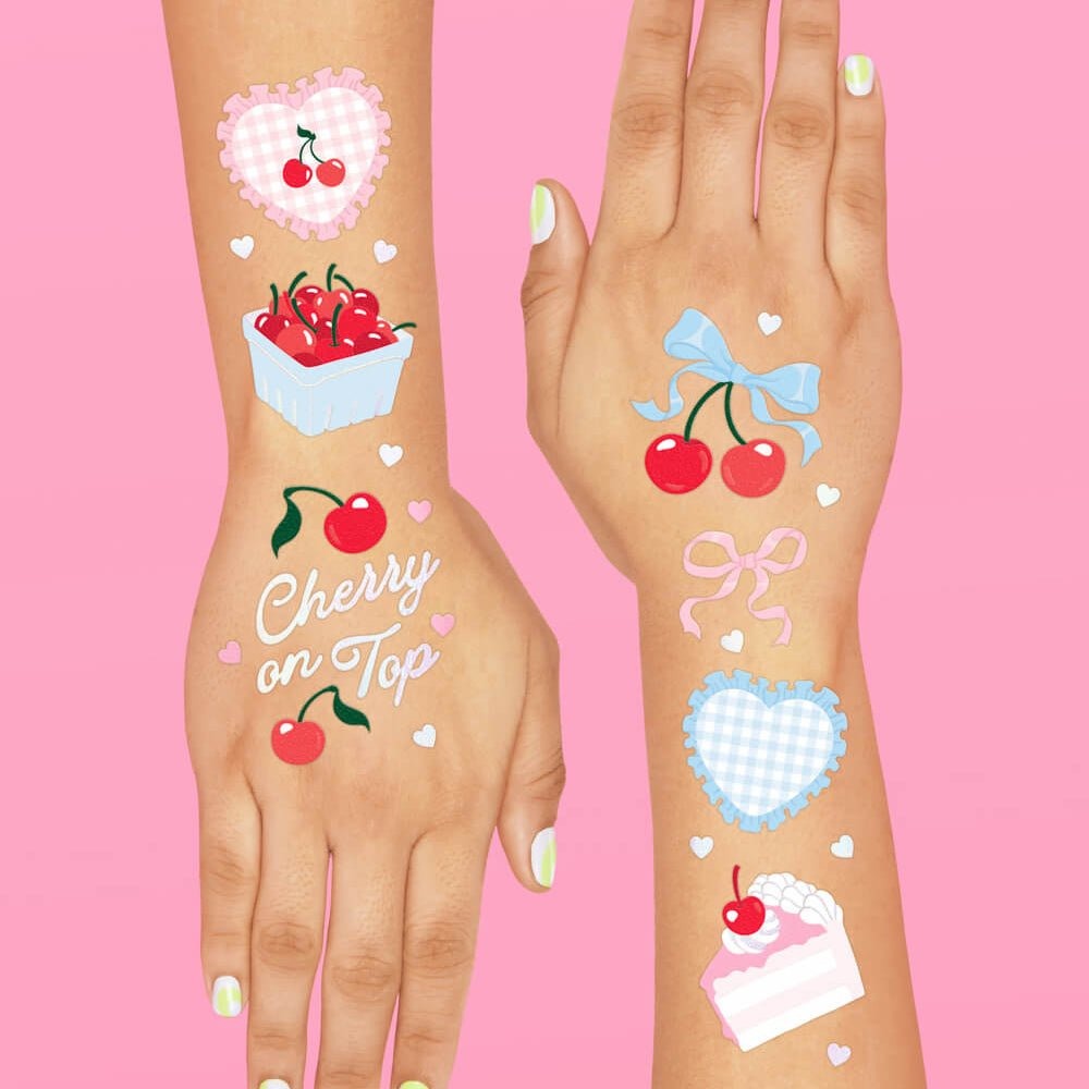 Cherry Temporary Tattoos
