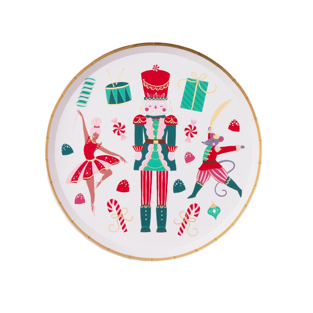 Whimsical Nutcracker Dessert Plates