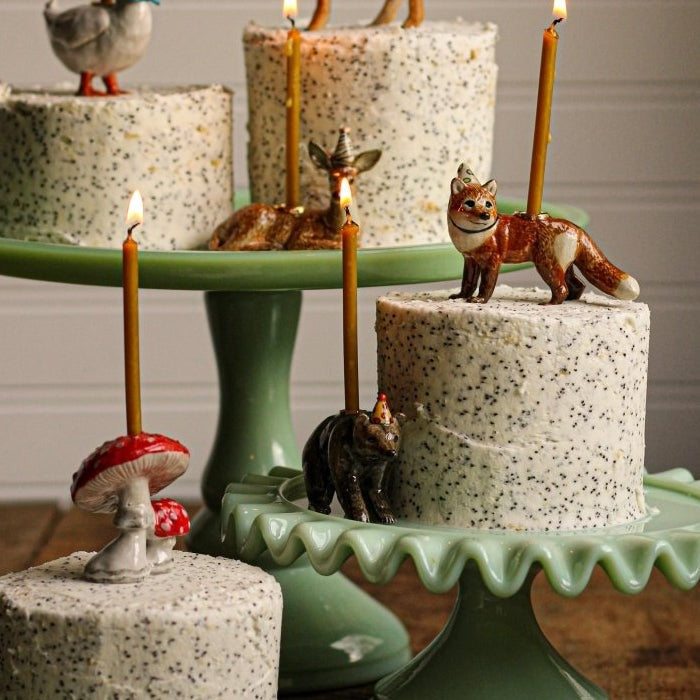 Brown Bear Birthday Candle Holder