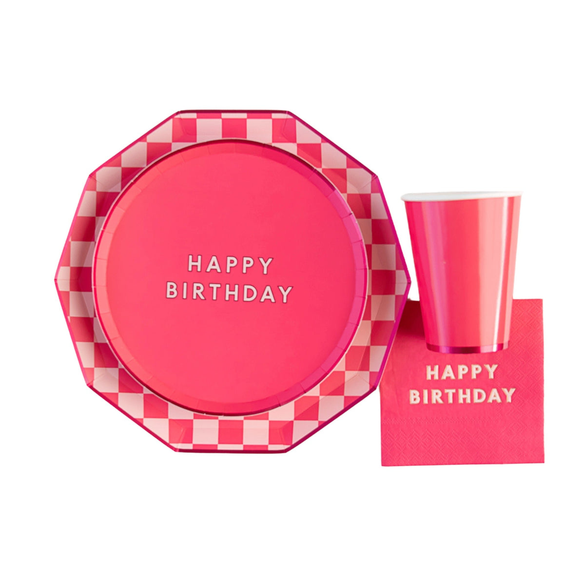 Haute Pink Signature Happy Birthday Small Plates